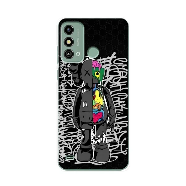 Чохол з принтом «Стиль Bearbrick» для ZTE Blade A53
