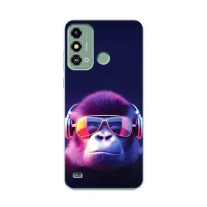 Чохол з Мавпами ZTE Blade A53 - (AlphaPrint) (Стильна мавпа)