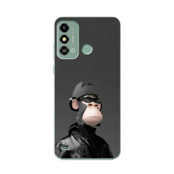 Чохол з принтом «стильна мавпа NFT» для ZTE Blade A53