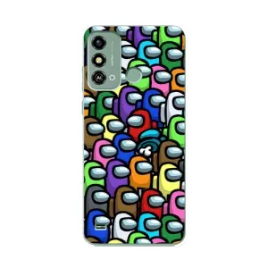 Чохли Амонг Ас для ZTE Blade A53 (AlphaPrint) (Убитий)