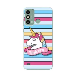 Чохол для ЗТЕ Блейд А53 - (Єдинорожки - Новинки) (AlphaPrint) (Unicorn)