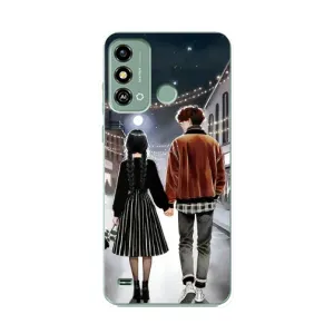 Чохол з дизайном Венздей 2 на ZTE Blade A53 (Венздей та Тайлер)
