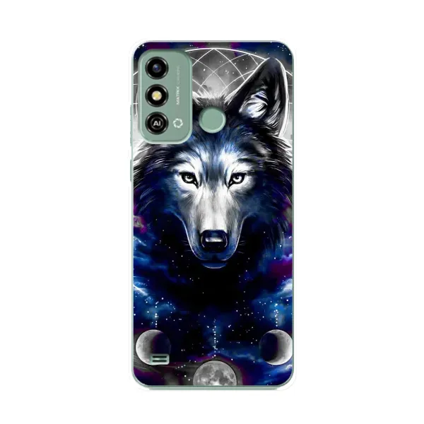Чехол с принтом «Волк» для ZTE Blade A53