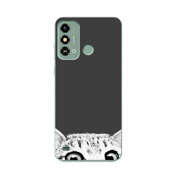 Чохол з принтом «Виглядає котик» для ZTE Blade A53 Чохол з принтом «Виглядає котик» для ZTE Blade A53
