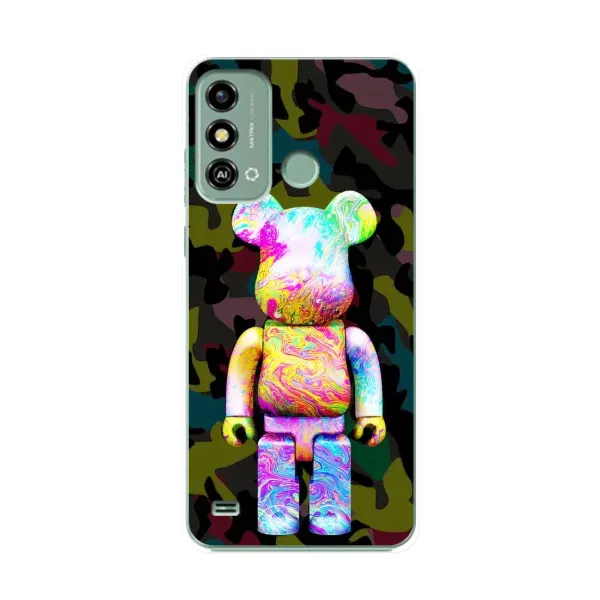 Чохол з принтом «Яскравий Bearbrick» для ZTE Blade A53