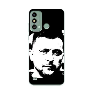 Чохол для ZTE Blade A53 (AlphaPrint - с принтом Зеленського) (Зеленский АРТ)