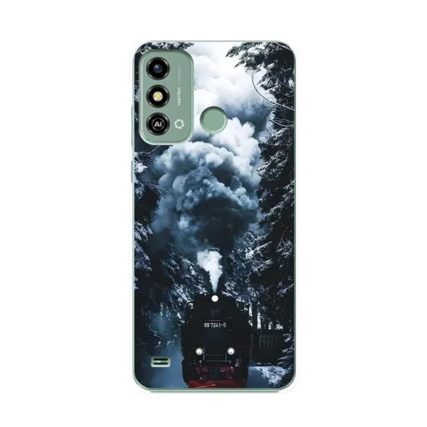Чехол с принтом «Зимний поезд» для ZTE Blade A53 Чехол с принтом «Зимний поезд» для ZTE Blade A53