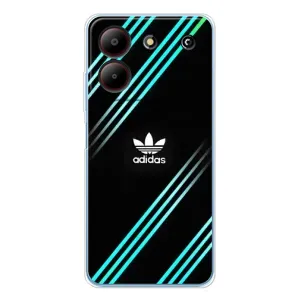 Чохли Адидас для ZTE Blade A54 (AlphaPrint) (Адідас з полосами)