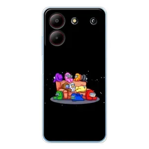 Чехол Амонг Ас для ZTE Blade A54 (AlphaPrint) (Амонг-ас)