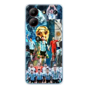 Чехлы Месси для ZTE Blade A54 (AlphaPrint) (Аргентина Месси)