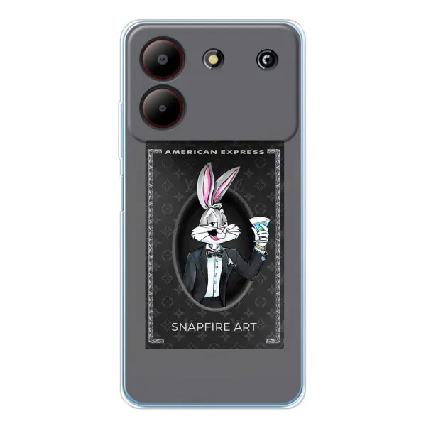 Чехол с принтом «Бакс Бани LV» для ZTE Blade A54