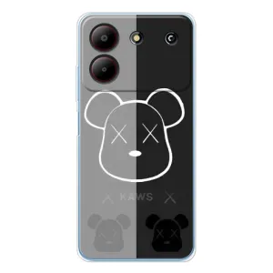 Чохли для ZTE Blade A54 - Bearbrick Louis Vuitton (PREMIUMPrint) (БеарБрік очі)