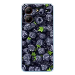 Чехлы с Фруктами для ZTE Blade A54 (VPrint) (Ежевика)