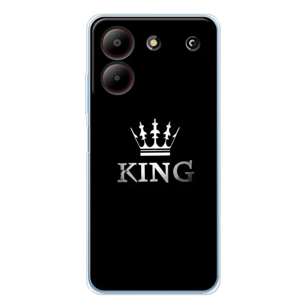 Чехол с принтом «KING» для ZTE Blade A54 Чехол с принтом «KING» для ZTE Blade A54