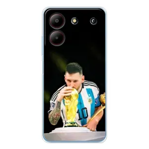 Чехлы для ZTE Blade A54 (Leo чемпион) (AlphaPrint) (Кубок Месси)