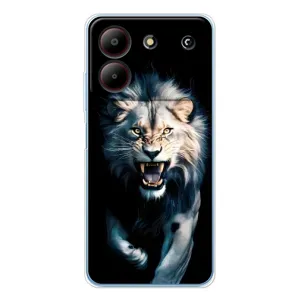Чехол с принтом «Лев в темноте» для ZTE Blade A54