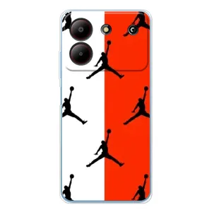 Чехлы для ZTE Blade A54 - с картинкой JORDAN (AlphaPrint) (Лого Джордан)