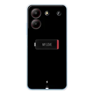Чехлы для любимой на ZTE Блейд А54 (VPrint) (Love battery)