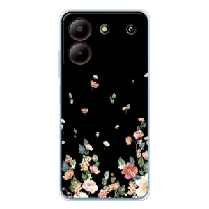 Чохол для ZTE Блейд А54 - з принтом (Дизайнерські) (AlphaPrint) (Маленькі квіти)