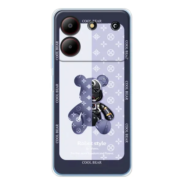 Чохол з принтом «Медведик LV» для ZTE Blade A54