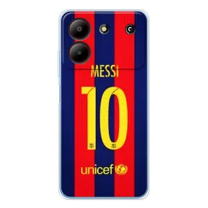 Чехлы Месси для ZTE Blade A54 (AlphaPrint) (Messi Barca 10)