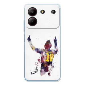 Чехлы Месси для ZTE Blade A54 (AlphaPrint) (Messi Barca)