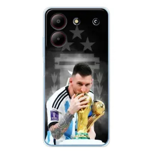 Чехлы для ZTE Blade A54 (Leo чемпион) (AlphaPrint) (Месси Чемпион)