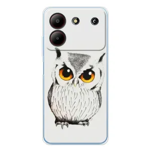 Чехол с птицами на ZTE Blade A54 (VPrint) (Милая Сова)