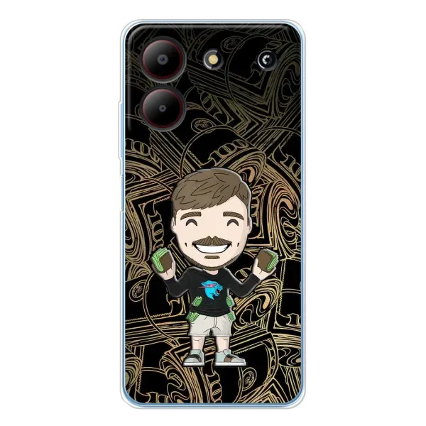 Чехол с принтом «Mister Beast» для ZTE Blade A54