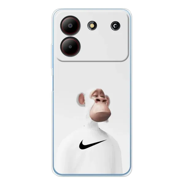 Чехол с принтом «обезьяна NFT Nike» для ZTE Blade A54