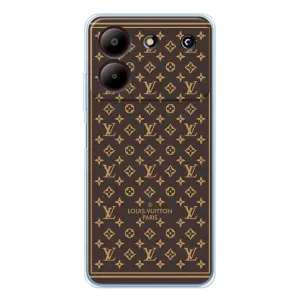 Чохли Луі Вітон для ZTE Blade A54 (AlphaPrint - LOUIS VUITTON) (шпалери LV)