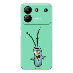 Чохол Губка Боб для ZTE Блейд А54 (Персонаж Планктон)