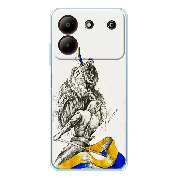 Чехол с принтом «Победа» для ZTE Blade A54 Чехол с принтом «Победа» для ZTE Blade A54