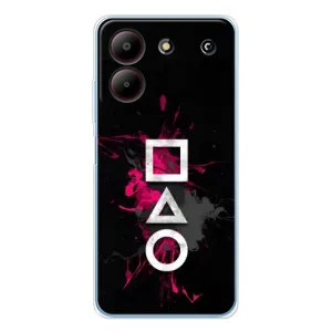 Чохол Гра в кальмара для ZTE Blade A54 (Символи Гра кальмара)
