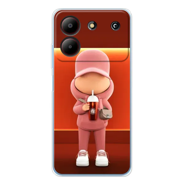 Чохол з принтом «З Кавою» для ZTE Blade A54