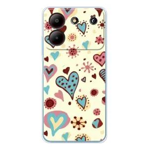 Чехлы для любимой на ZTE Блейд А54 (VPrint) (Сердечки)