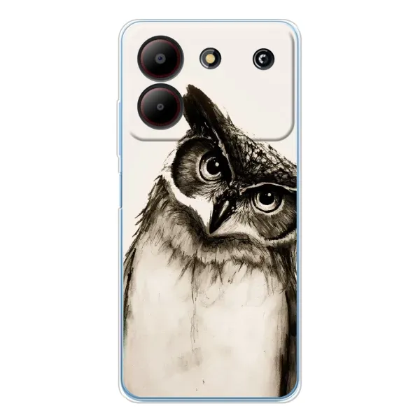 Чехол с принтом «Сова» для ZTE Blade A54 Чехол с принтом «Сова» для ZTE Blade A54