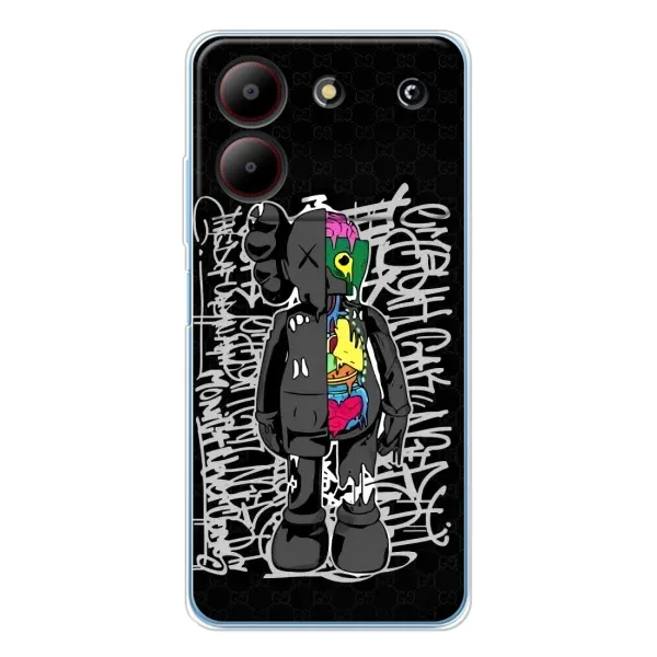 Чехол с принтом «Стиль Bearbrick» для ZTE Blade A54