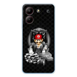 Чохли з крутими принтами для ZTE Blade A54 - (PREMIUMPrint) (Супер Маріо)