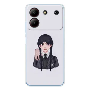 Чохли Венсдей на ZTE Blade A54 Уенсдей (AlphaPrint) (Венздей і Річ)