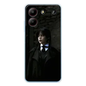 Чохол з дизайном Венздей 2 на ZTE Blade A54 (Темний стиль Венздей)