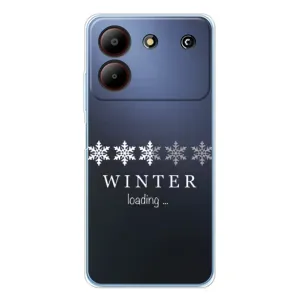Зимні Чохли для ZTE Блейд А54 - прозорий фон (Winter loading)
