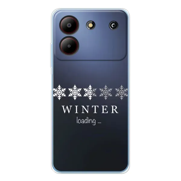 Чехол с принтом «Winter loading» для ZTE Blade A54 Чехол с принтом «Winter loading» для ZTE Blade A54