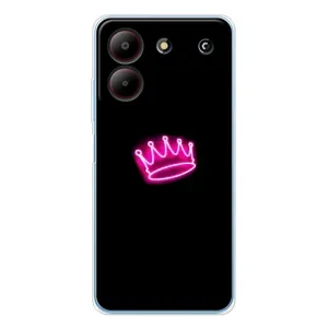 Чохол з Короною ZTE Блейд А54 - (AlphaPrint) (Яскрава корона)
