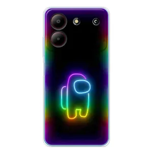 Чехол Амонг Ас для ZTE Blade A54 (AlphaPrint) (Яркий скин)