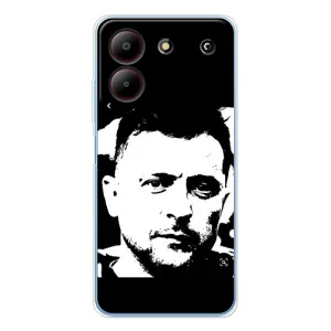 Чехол для ZTE Blade A54 (AlphaPrint - с принтом Зеленского)
