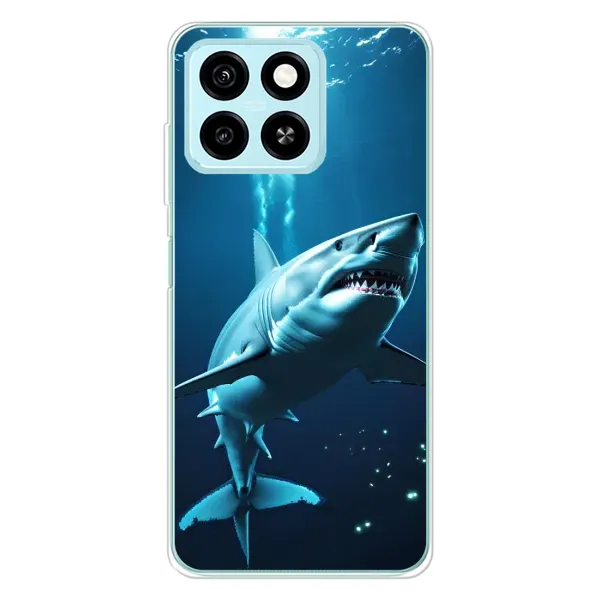 Чехол с принтом «Акула под водой» для ZTE Blade A55