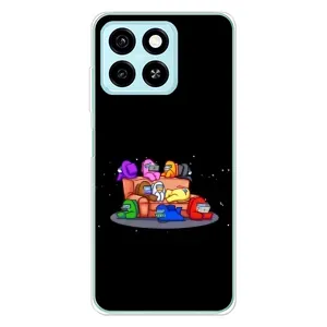 Чехол Амонг Ас для ZTE Blade A55 (AlphaPrint) (Амонг-ас)