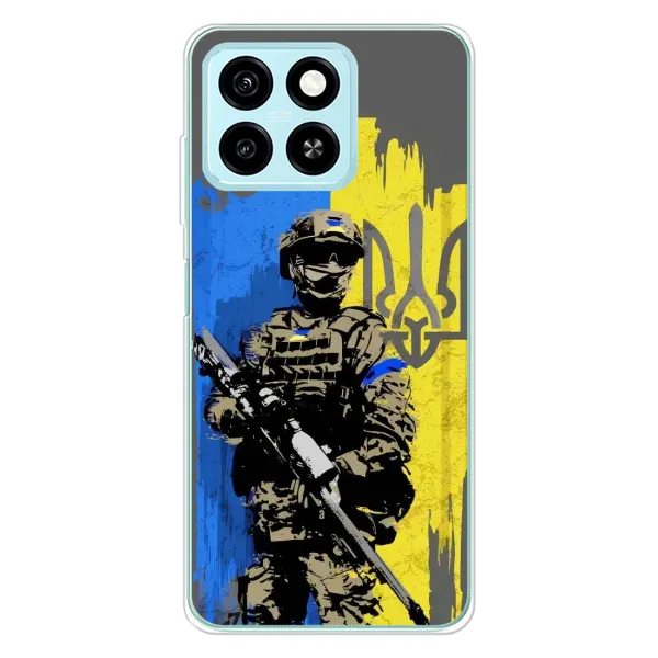 Чехол с принтом «АРТ солдат» для ZTE Blade A55 Чехол с принтом «АРТ солдат» для ZTE Blade A55