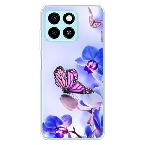 Чехлы с Цветами для ZTE Blade A55 (VPrint) (Бабочка на цветочке)